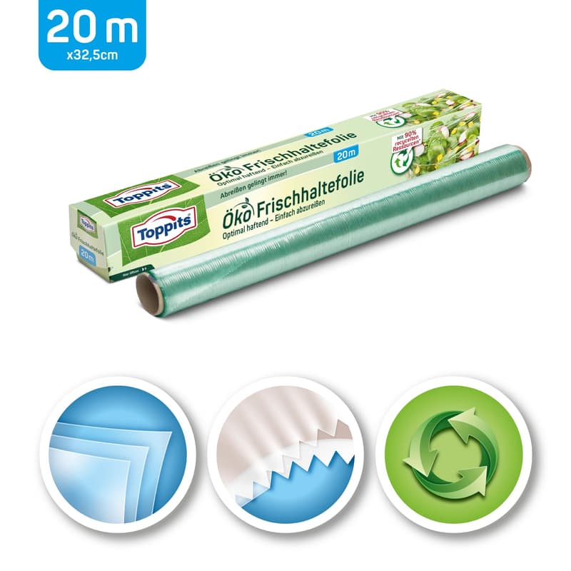TOPPITS eco-fresh-keeping foil 32,5cm x 20m