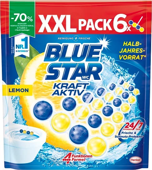 Blue Star Power Active Lemon 6x50g
