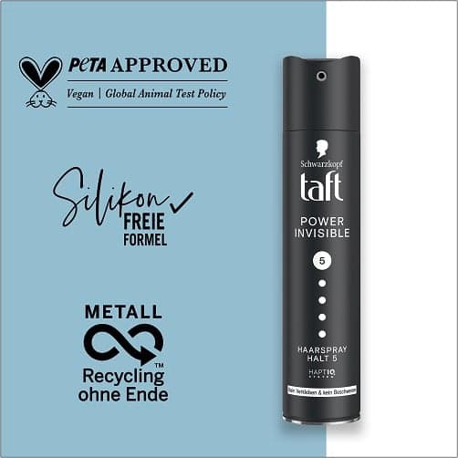 Taft Hairspray Power Invisible 5