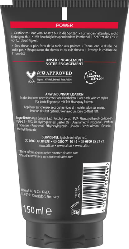 Taft Power Styling Gel Hold 5