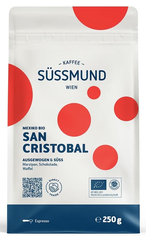 Süssmund Kaffee BIO Mexiko-San Cristobal Espresso