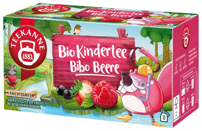 Teapot Organic Children's Tea Bibo Berry