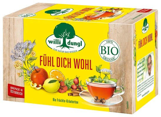 Willi Dungl BIO Fühl dich wohl Teebeutel