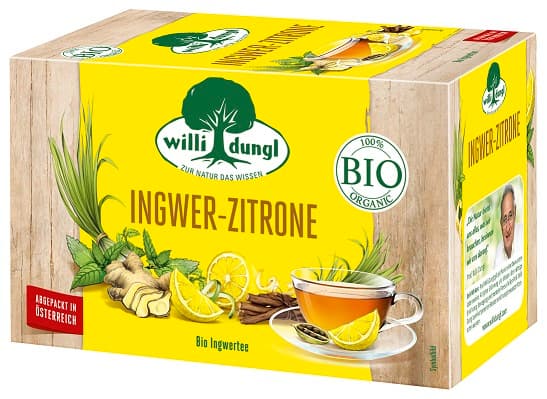Willi Dungl BIO Ingwer-Zitrone Teebeutel
