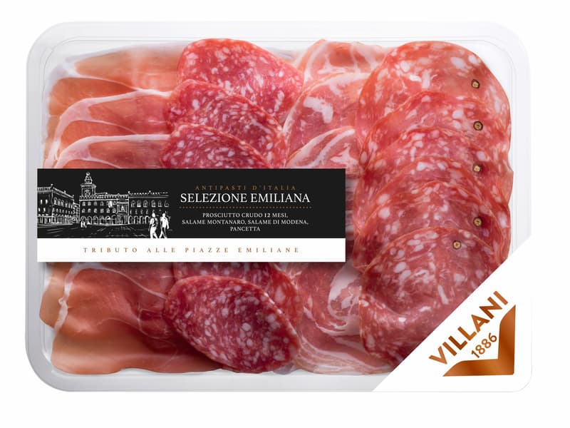 Villani  Antipasti Selezione Emiliana geschnitten