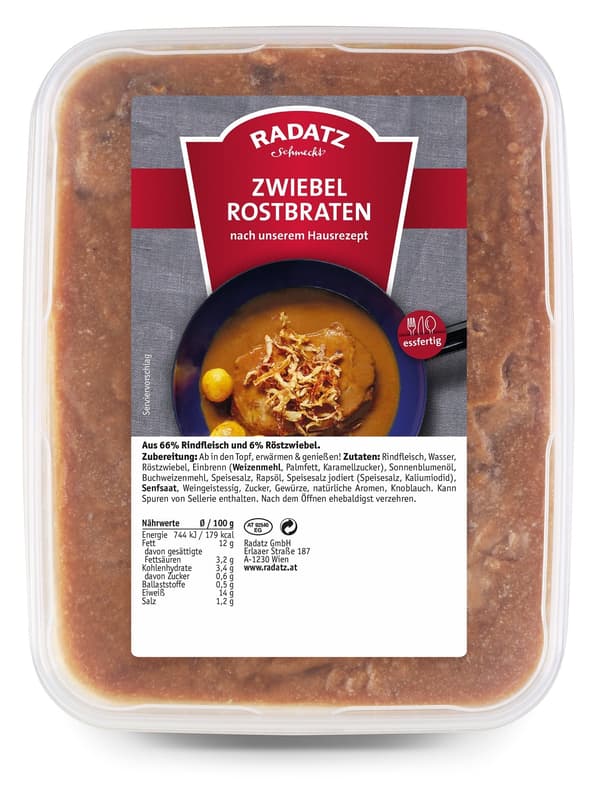 Radatz Zwiebelrostbraten