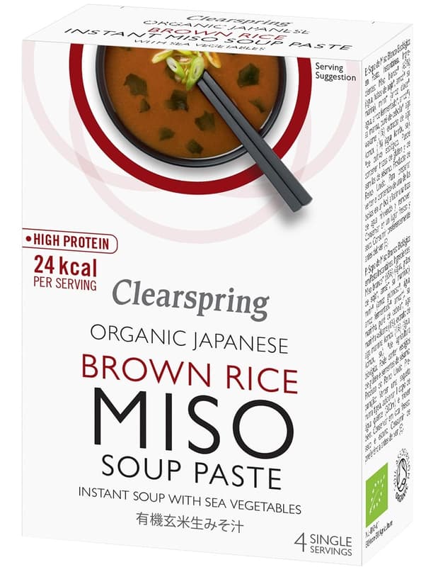 Clearspring BIO Japanese Brown Rice Instant Miso Soup Paste