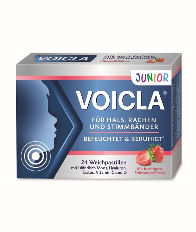 Voicla Weichpastillen Junior Erdbeer