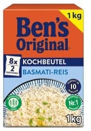 Uncle Ben's Basmati Rice in a cooking bag