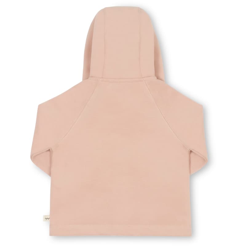 Herr und Frau Klein hooded jacket Lennard in organic sweat powder pink 3-6M