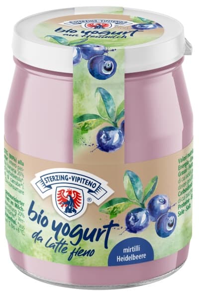 Sterzinger BIO Heumilch Joghurt Heidelbeer im Glas