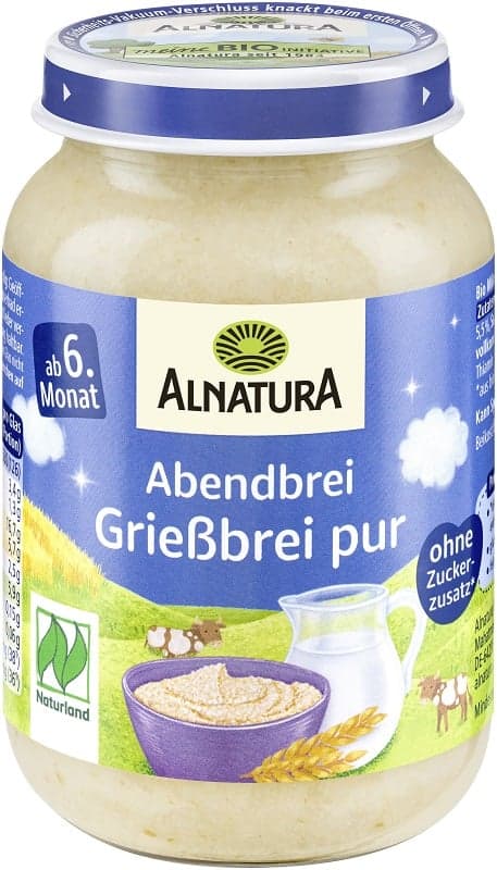 Alnatura BIO Abendbrei Grießbrei pur