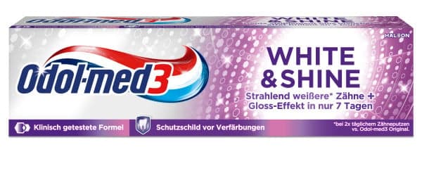 Odol-med3 White&Shine 75ml - TiO2 removal