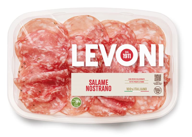 Levoni Salame Nostrano geschnitten