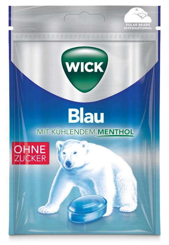 Wick Blau Menthol ohne Zucker