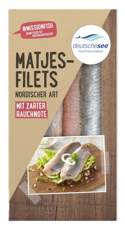 Deutsche See - Nordic-style matjes fillets with a delicate smoky note