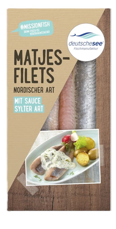 Deutsche See - Nordic-style matjes fillets with Sylt-style sauce