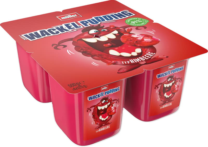Müller Wackelpudding Himbeere