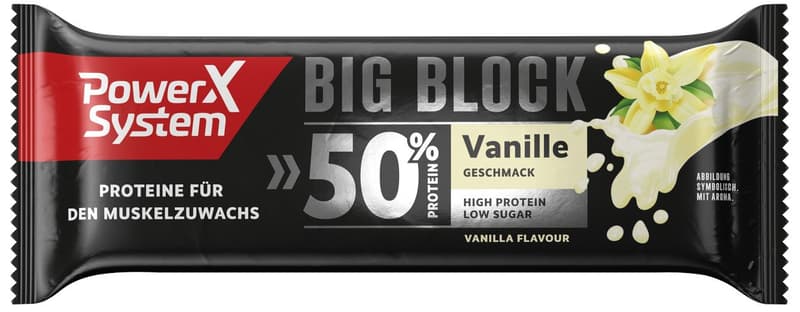 Power System Big Block Protein Bar Vanille