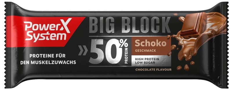 Power System Big Block Protein Bar Schoko
