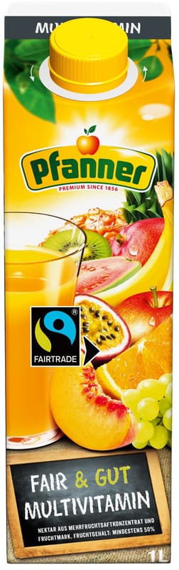 Pfanner Fairtrade Multivitamin Nektar 50%
