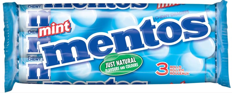 Mentos Mint 3er Pack