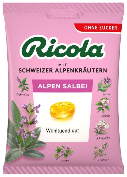 Ricola Alpen Salbei ohne Zucker