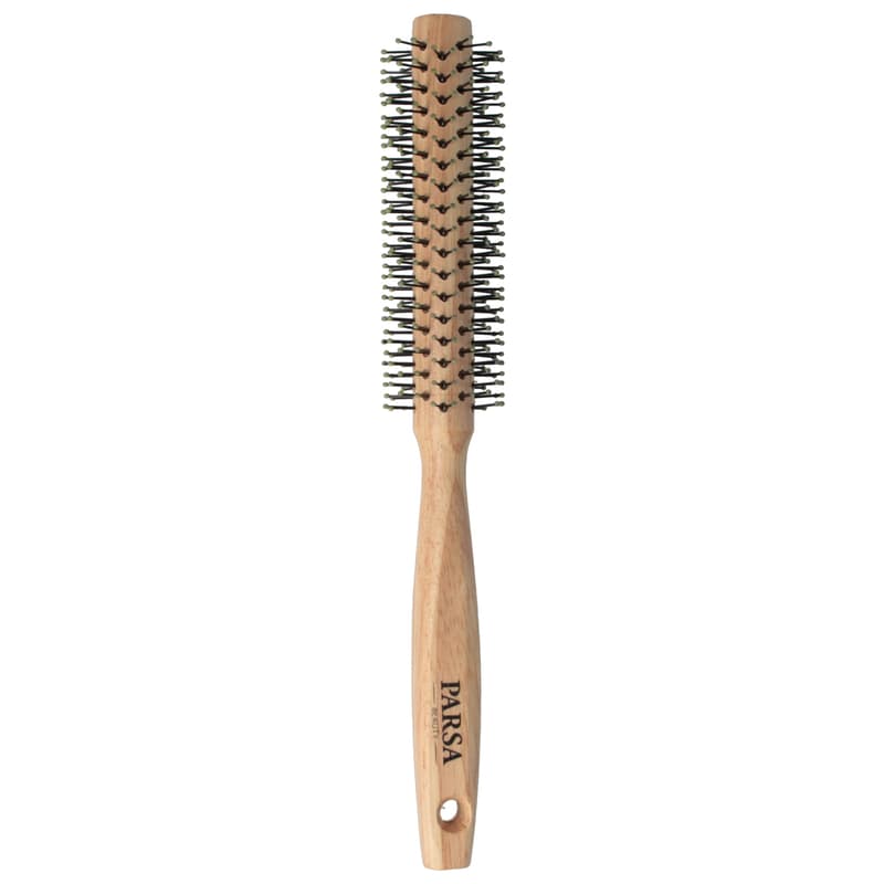 Parsa Beauty hairbrush natural rubber round hairdryer brush