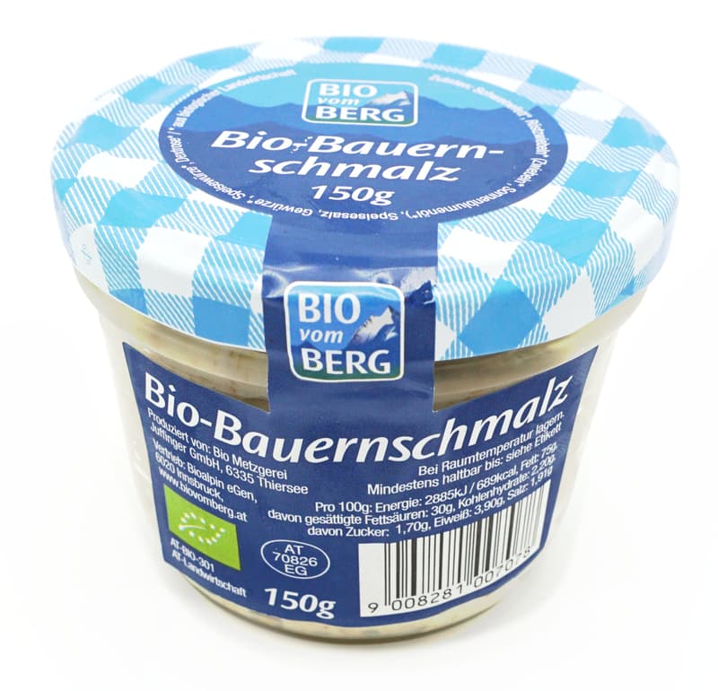 Juffinger BIO Bauernschmalz mit Grammeln