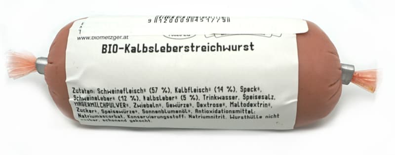 Juffinger BIO veal liver spread sausage