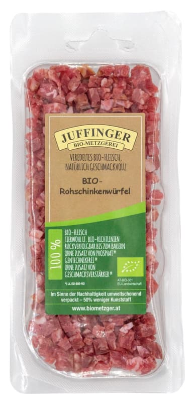 Juffinger BIO Rohschinkenwürfel