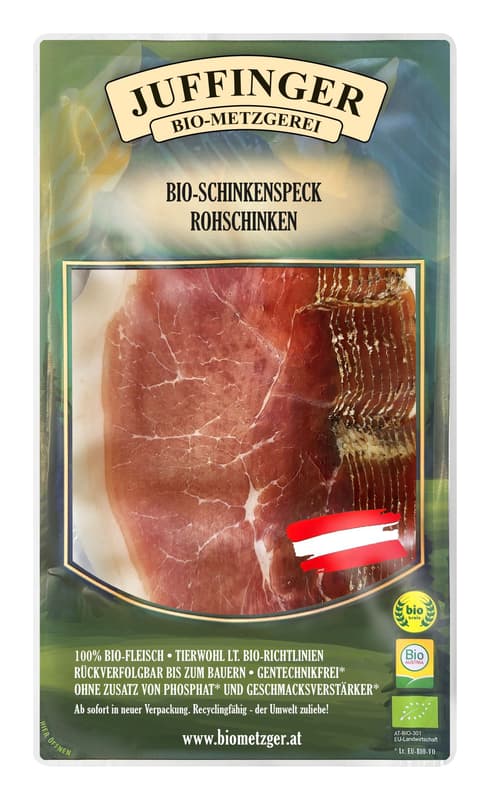 Juffinger BIO Schinkenspeck geschnitten