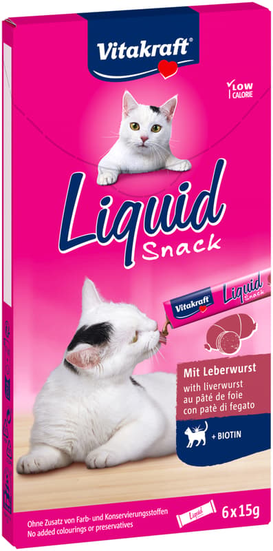 Vitakraft Liquid Snack Liverwurst+Biotin