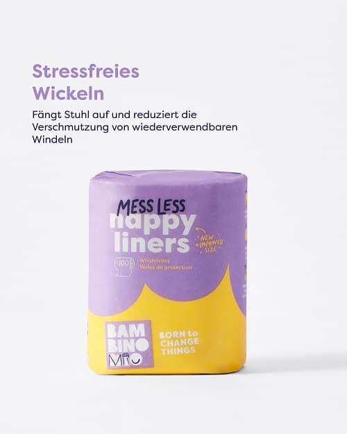 Bambino Mio Anti-Sauerei Windelvlies, 100er-Roll