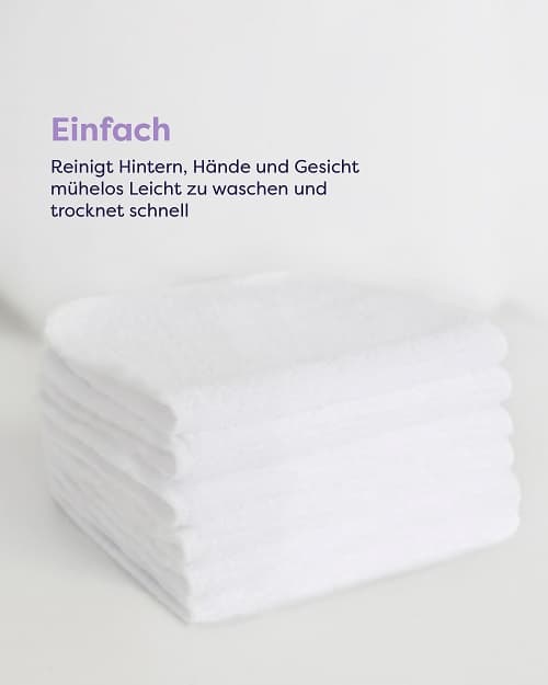 Bambino Mio wiederverwendbare Feuchttücher, Wolke (bunt)
