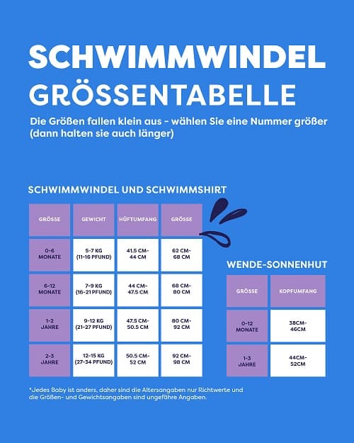 Bambino Mio wiederverwendbare Schwimmwindel, Robben (1-2 Jahre)