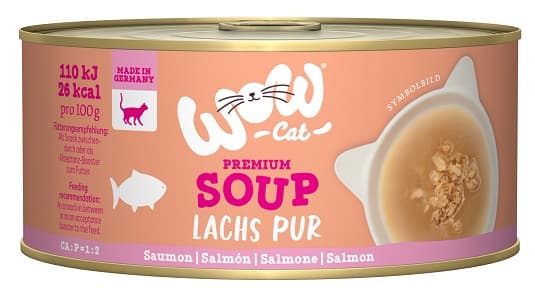 WOW CAT Suppe mit Lachs