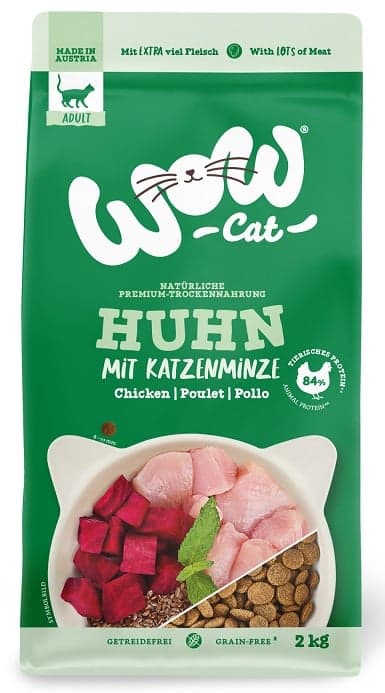 WOW CAT ADULT Trockenfutter Huhn