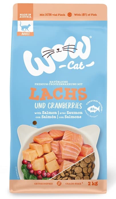 WOW CAT ADULT dry food salmon