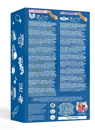 WOW CAT Creamy Snack Multipack 24 x 15 g (2 flavours)