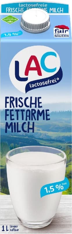LAC laktosefreie Frischmilch 1,5%