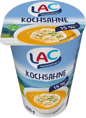 LAC laktosefreie Kochsahne 15%