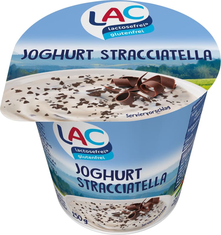 LAC laktosefreies Fruchjoghurt Stracciatella
