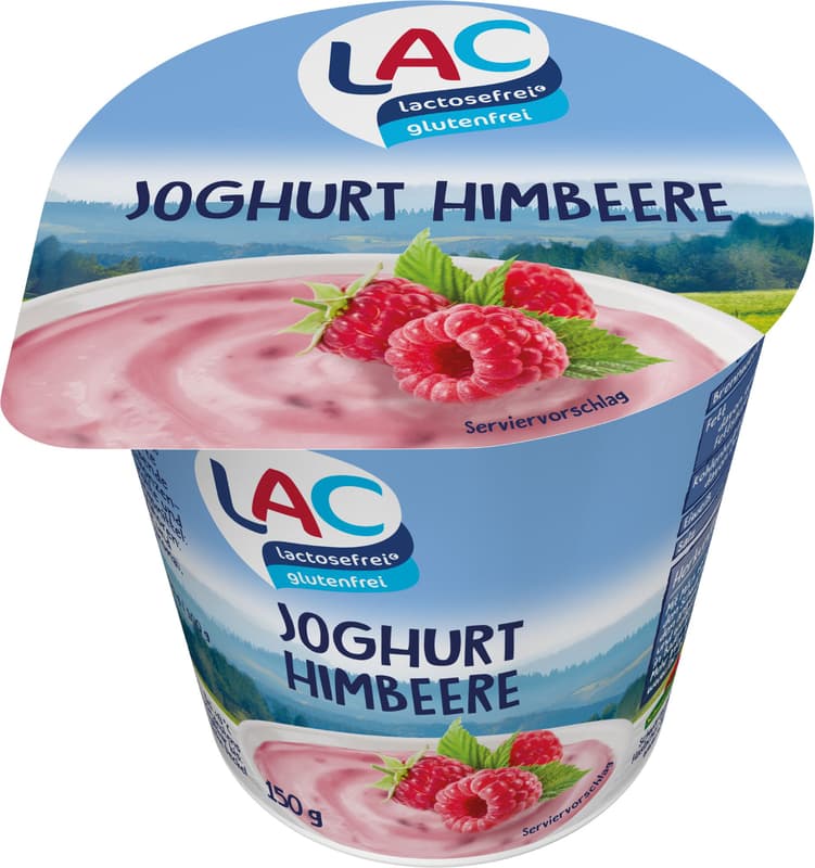 LAC laktosefreies Fruchjoghurt Himbeere