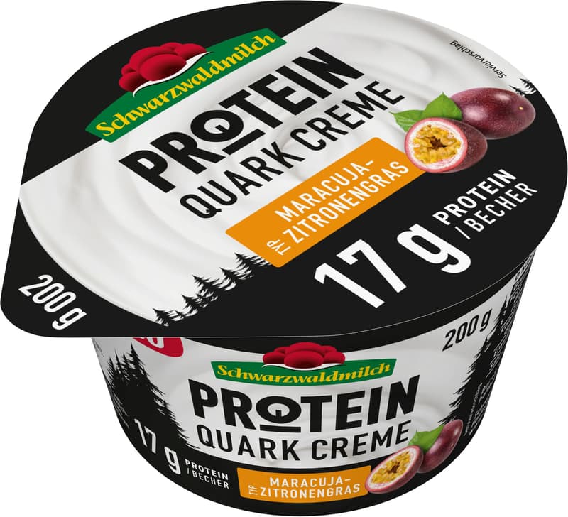 Schwarzwaldmilch Protein Curd Cream passion fruit-lemongrass