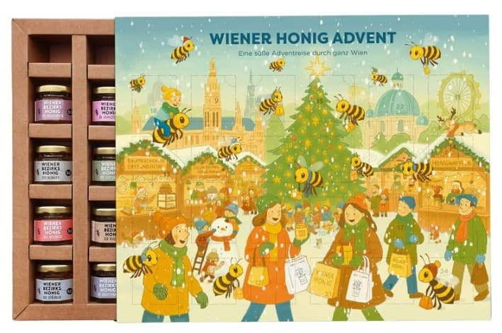 Wiener Bezirksimkerei BIO Wiener Bezirkshonig Adventkalender