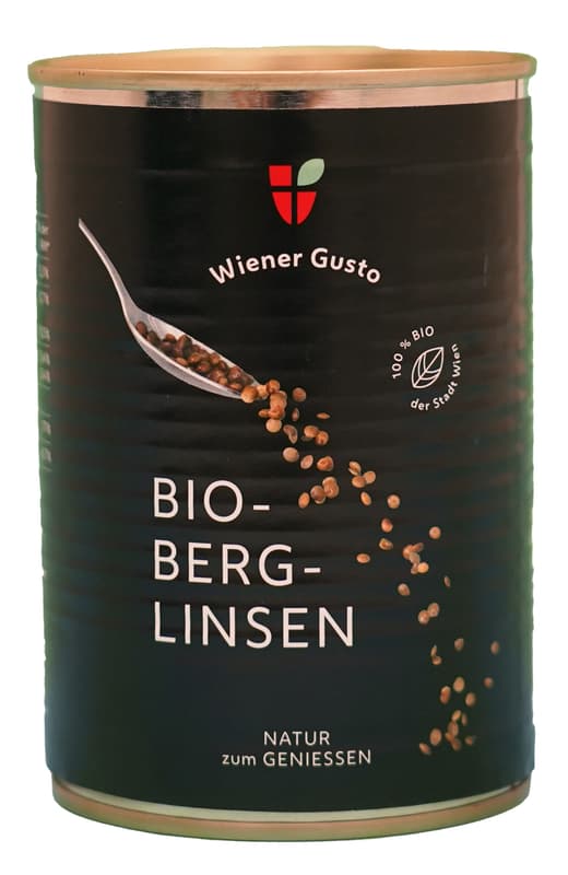 Wiener Gusto BIO Berglinsen, vorgekocht