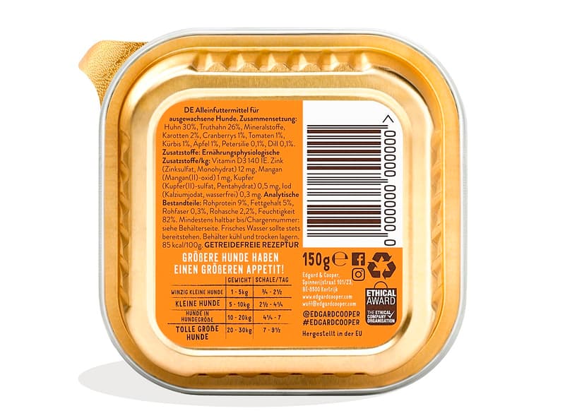 Edgard & Cooper Chicken & Turkey Tray