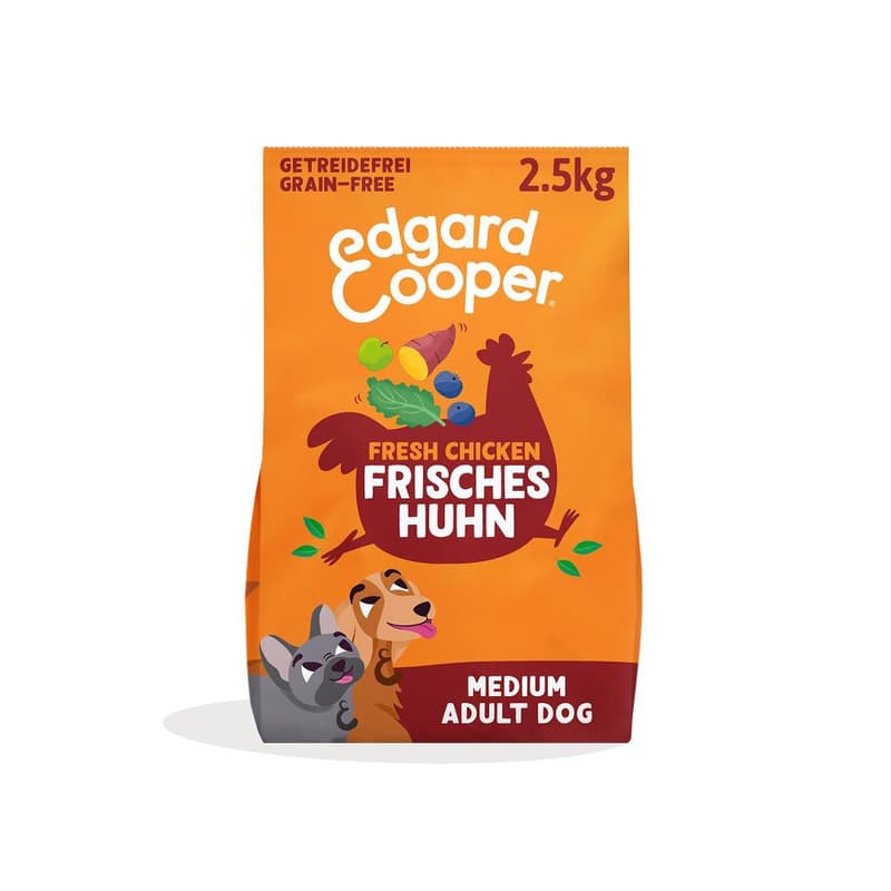 Edgard & Cooper Frisches Huhn Trockenfutter M 2,5kg