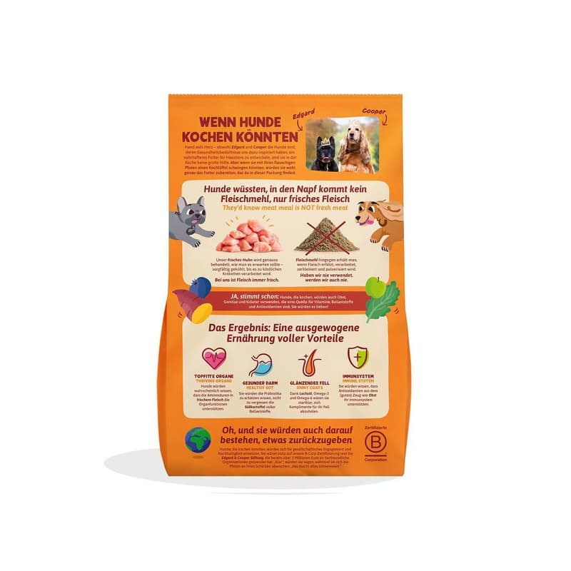 Edgard & Cooper Frisches Huhn Trockenfutter M 2,5kg